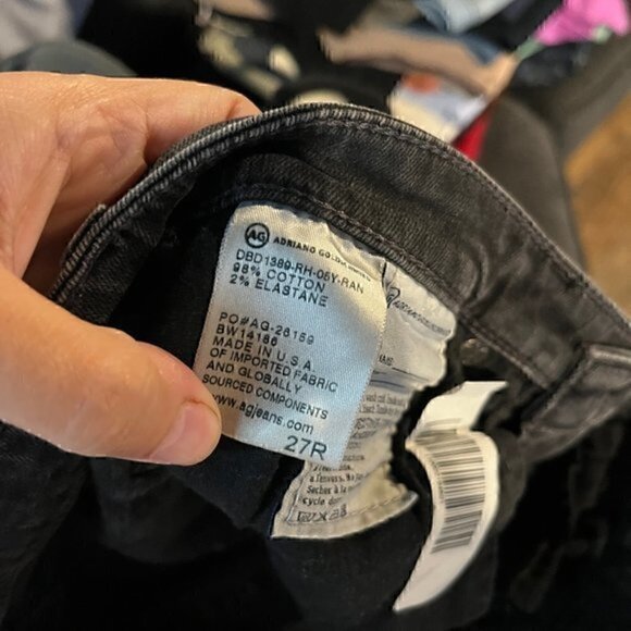 Adriano Goldschmied The Legging Ankle black distressed jeans - Picture 6 of 6